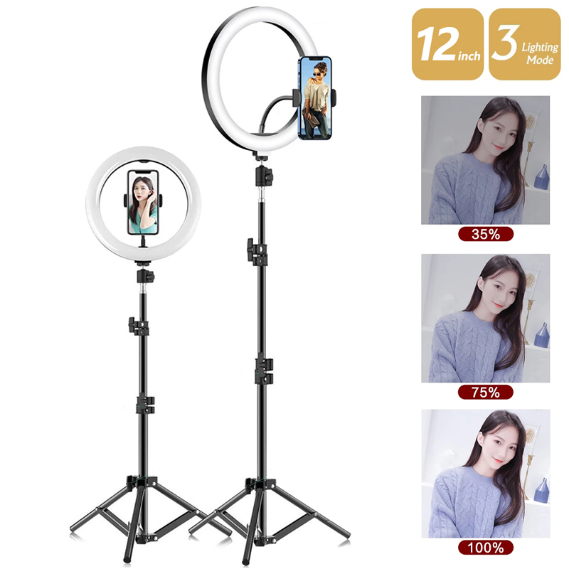 Photography Lighting Overhead - LED Round Lamps Dimmable Ring Light