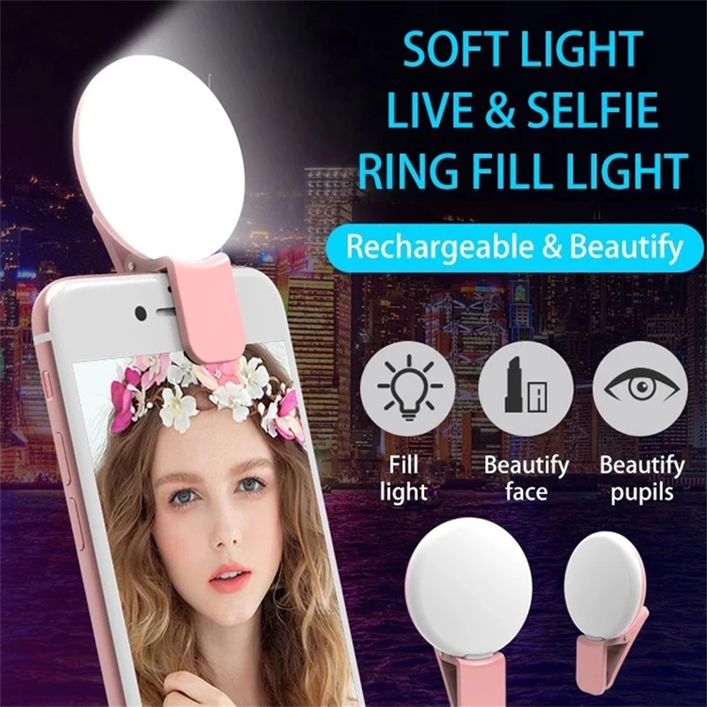 Photography Lighting Overhead - Portable Ring Light Clip Portable Mobile