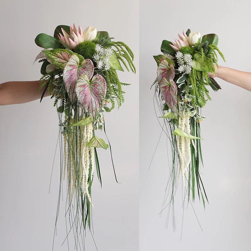 Photography Lighting Simulator Free - Waterfall hand holding simulated flower bride