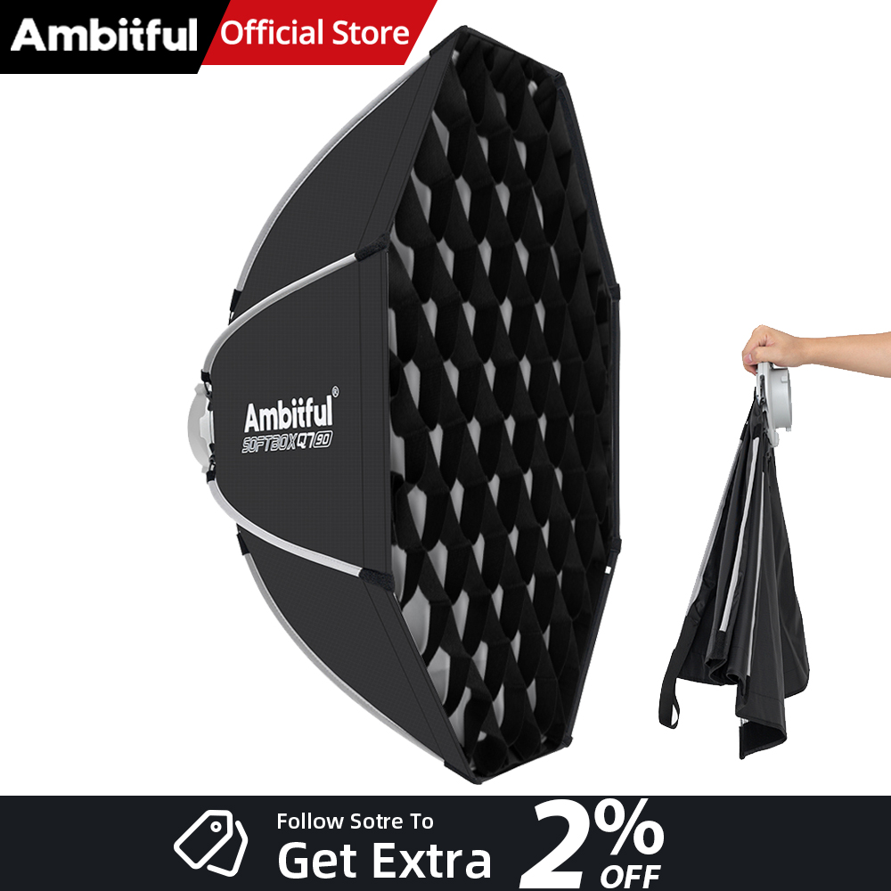Photography Lighting For Products - AMBITFUL Q7II 55/65/90cm Bowens Mount Octagonal