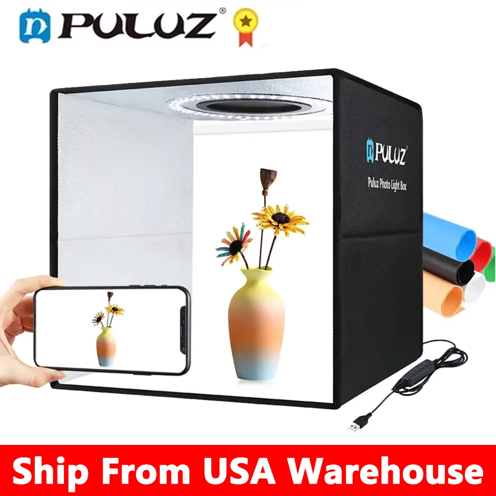 Photography Lighting And Backdrop Kits - PULUZ Photo Studio Box,30/40CM Photography Lightbox,Photo
