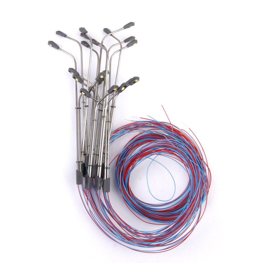 10Pcs 1:150 Scaled Street Ligh - Photography Lighting Simulator Free recensie en prijs
