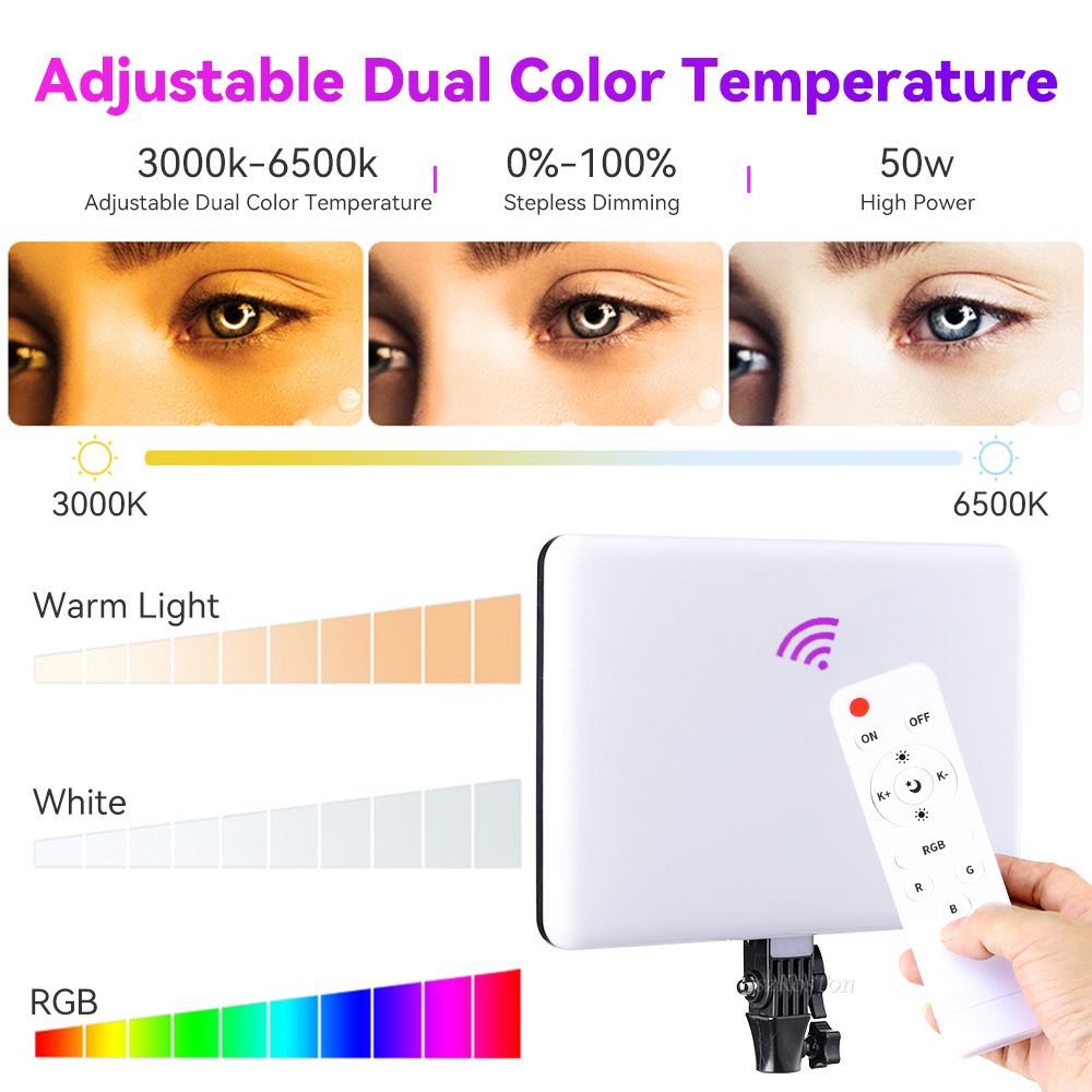 RGB 14'' LED Video Light Remot - Video Light Panel Led recensie en prijs