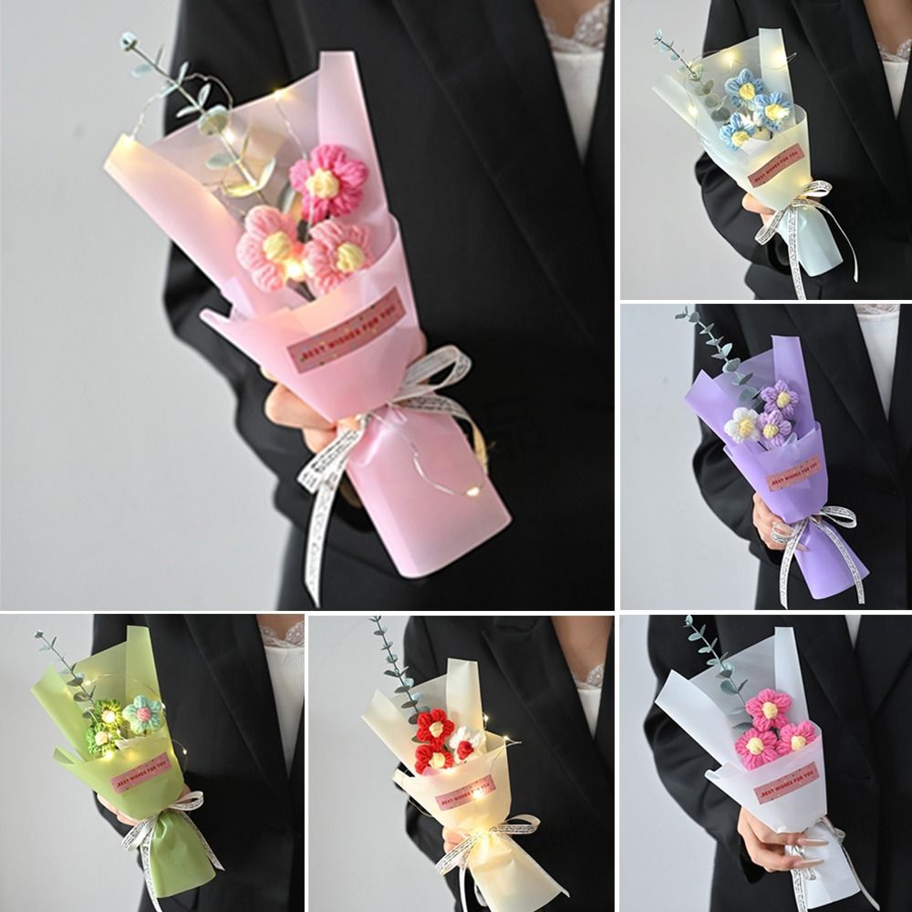 Knitted Crochet Flowers Bouque - Photography Lighting Simulator Free recensie en prijs