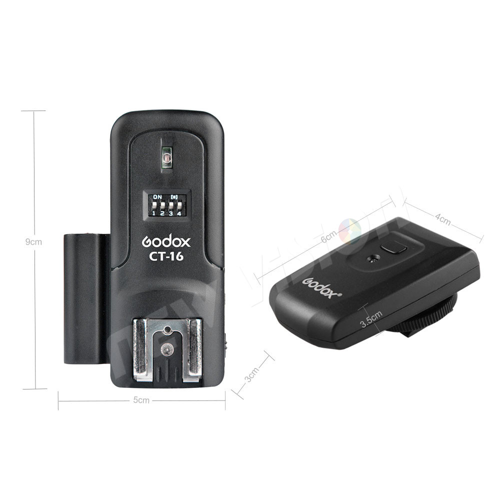 Godox CT-16 Flash Trigger 16 C - Trigger Receiver Set recensie en prijs