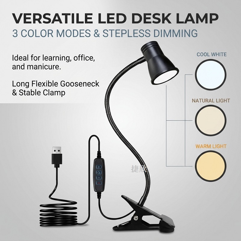 LED clip desk lamp eye protect - Learn Photography Lighting recensie en prijs