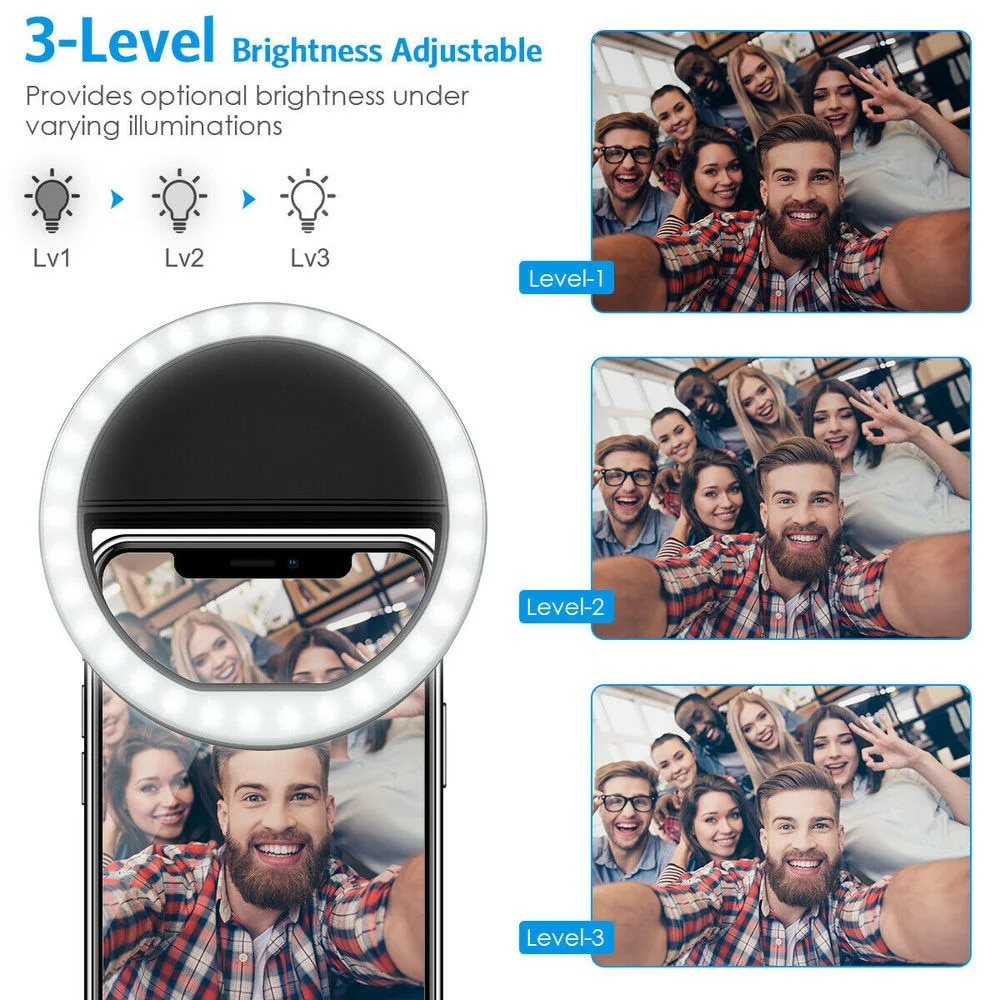 USB Charging LED Selfie Ring L - Photography Lighting Overhead recensie en prijs