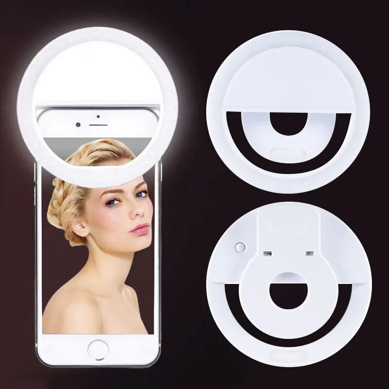 USB Rechargeable LED Selfie Ri - Photography Lighting Overhead recensie en prijs