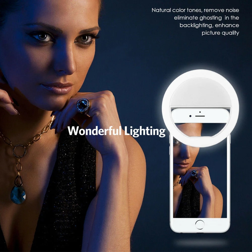 USB Rechargeable LED Selfie Ri - Photography Lighting Overhead recensie en prijs