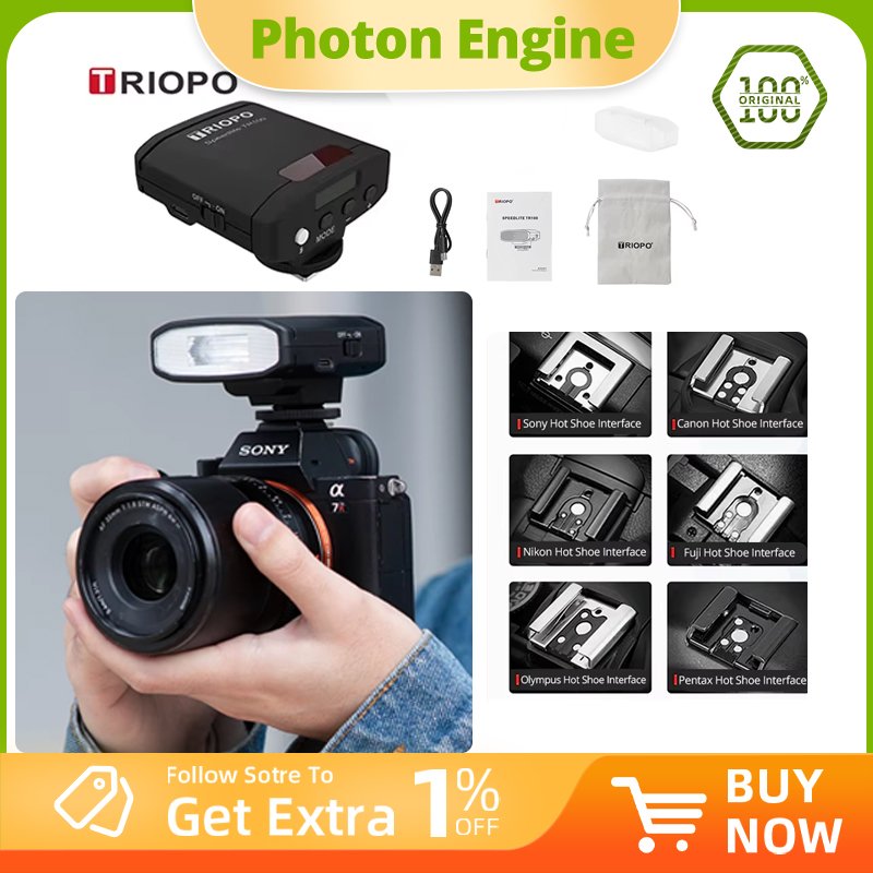 TRIOPO TR100 Mini Retro Flash  - Photography Lighting Overhead recensie en prijs
