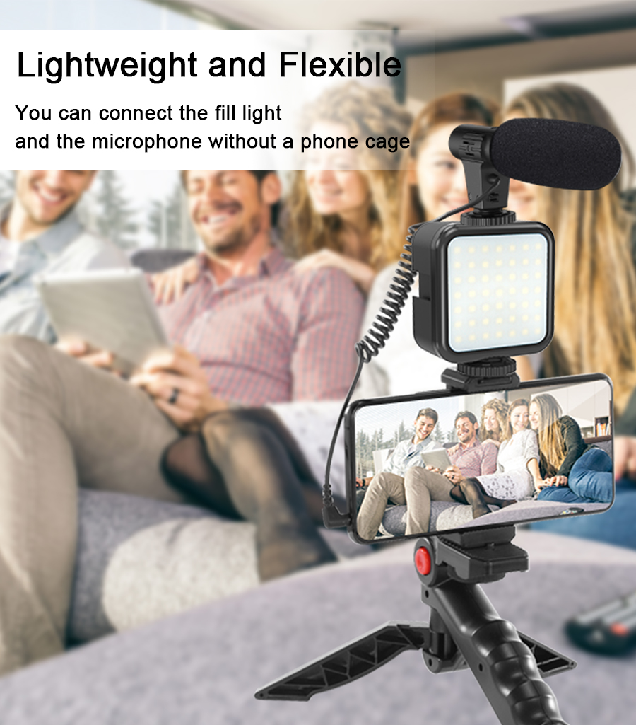 Smartphone Vlogging Kit Video  - Photography Lighting Setup recensie en prijs