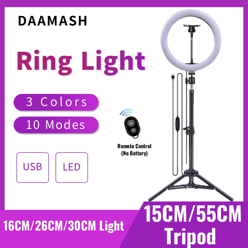 16cm/26cm/30cm LED Selfie Ring - Photography Lighting Overhead recensie en prijs