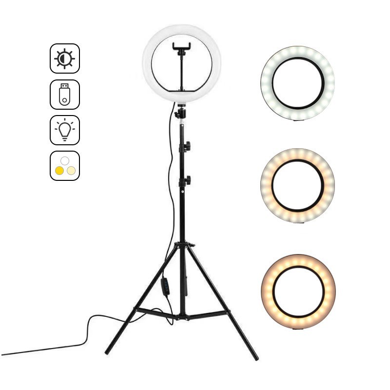 16cm/26cm/30cm LED Selfie Ring - Photography Lighting Overhead recensie en prijs