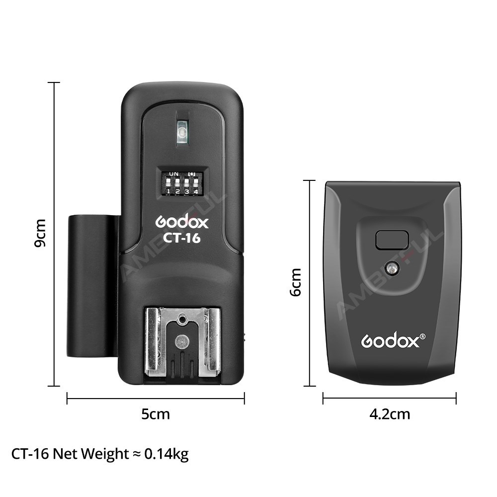 Godox CT-16 16 Channels Wirele - Trigger Receiver Set recensie en prijs