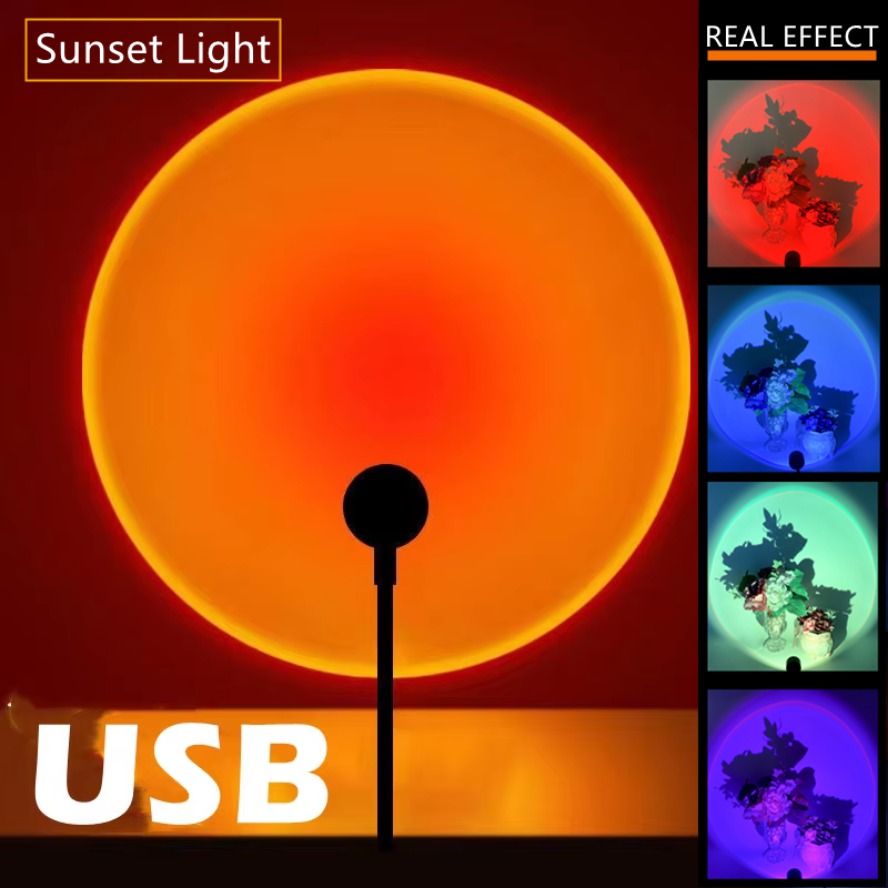 Led 5V Colorful USB Sunset Lam - Photography Lighting Diy recensie en prijs