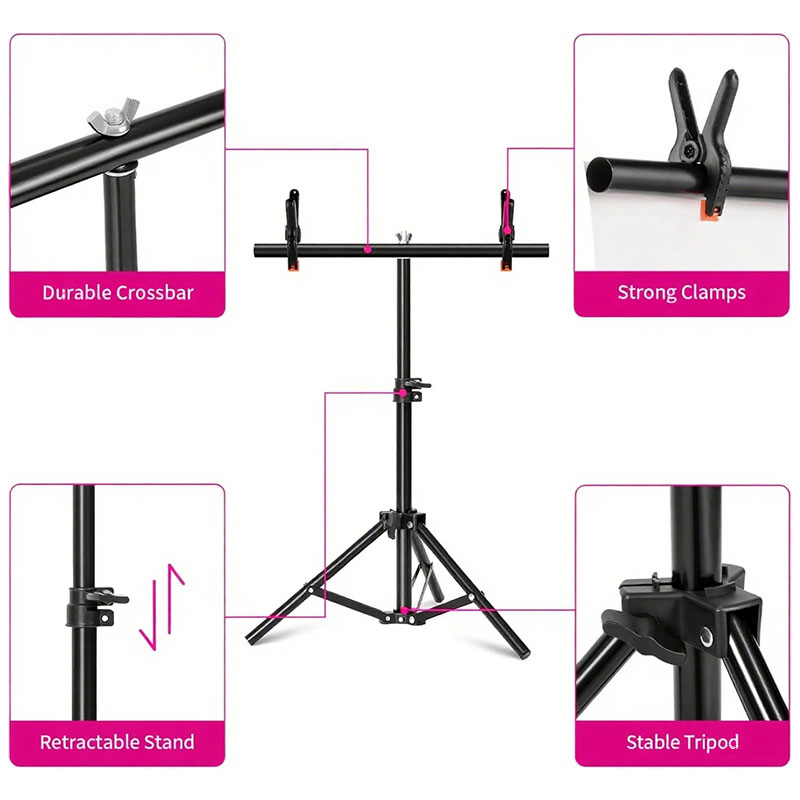 T-shaped Photography Backdrops - Photography Lighting Setup recensie en prijs