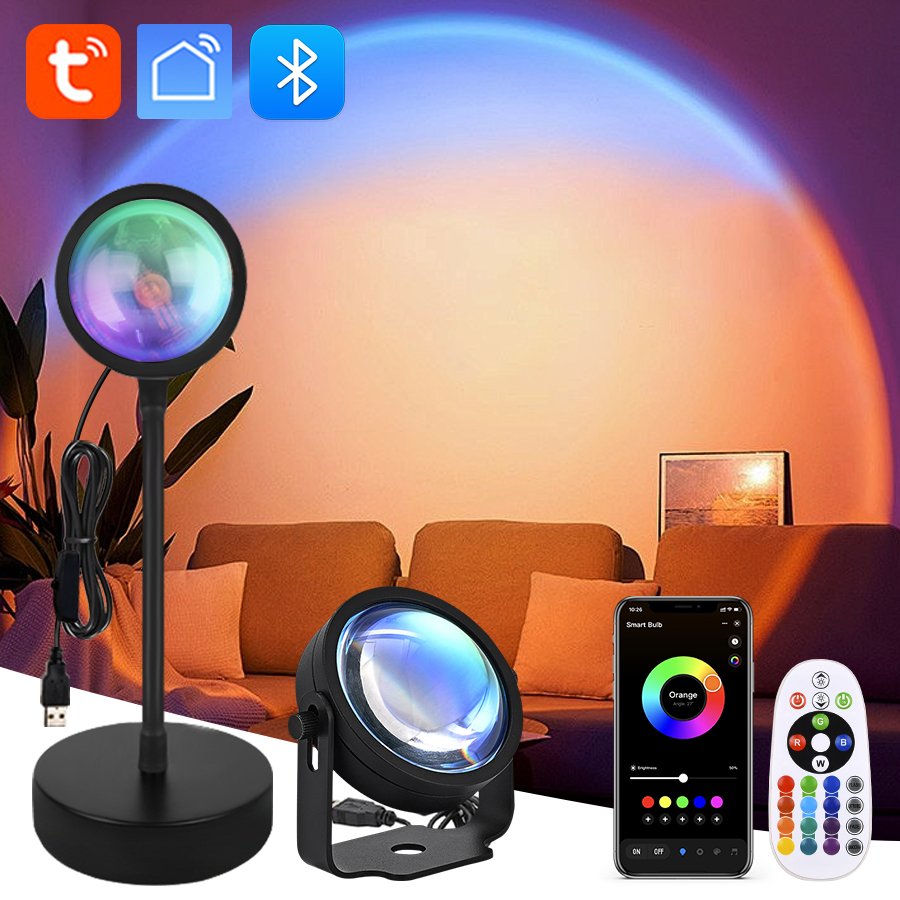 Smart LED Sunset Projector Lam - Photography Lighting Diy recensie en prijs