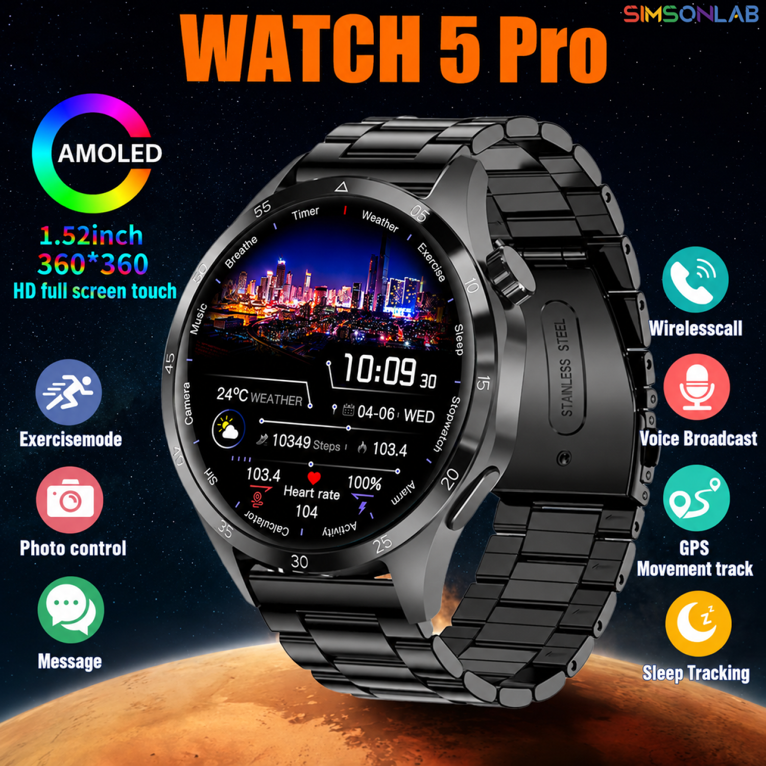 2026 Watch 5 Pro GPS Track Com - Photography Lighting Setup recensie en prijs