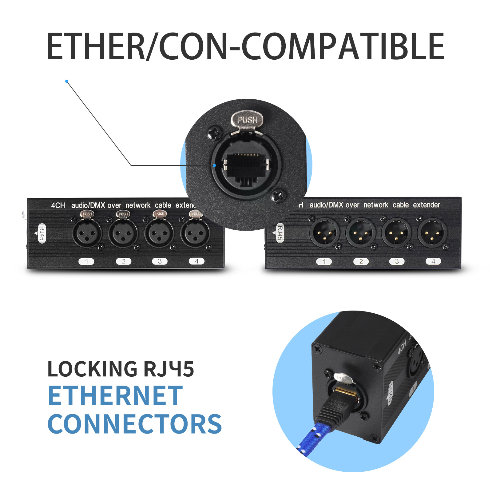 NEW 1pcs RJ45 CAT5 to 4 Channe - Photography Lighting Uk recensie en prijs