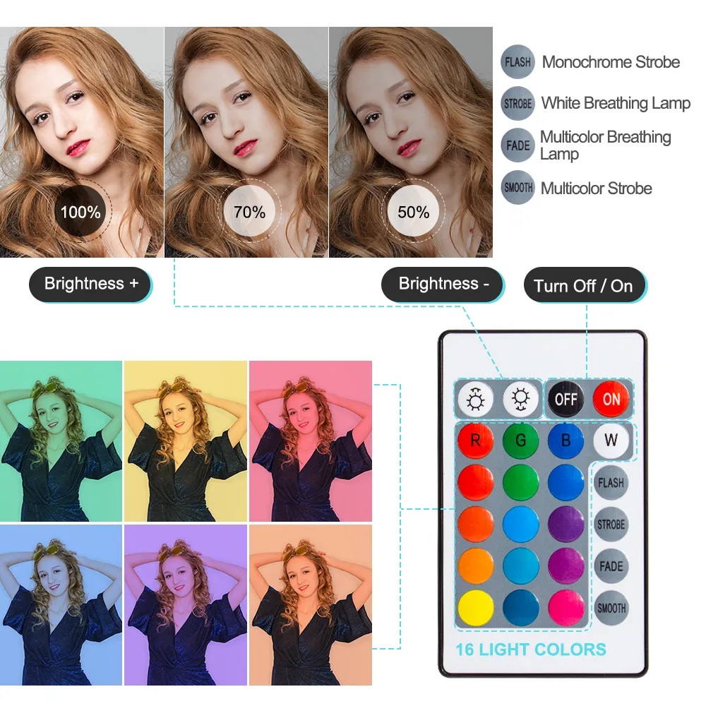 10 Inch RGB Ring Light With Re - Photography Lighting Overhead recensie en prijs