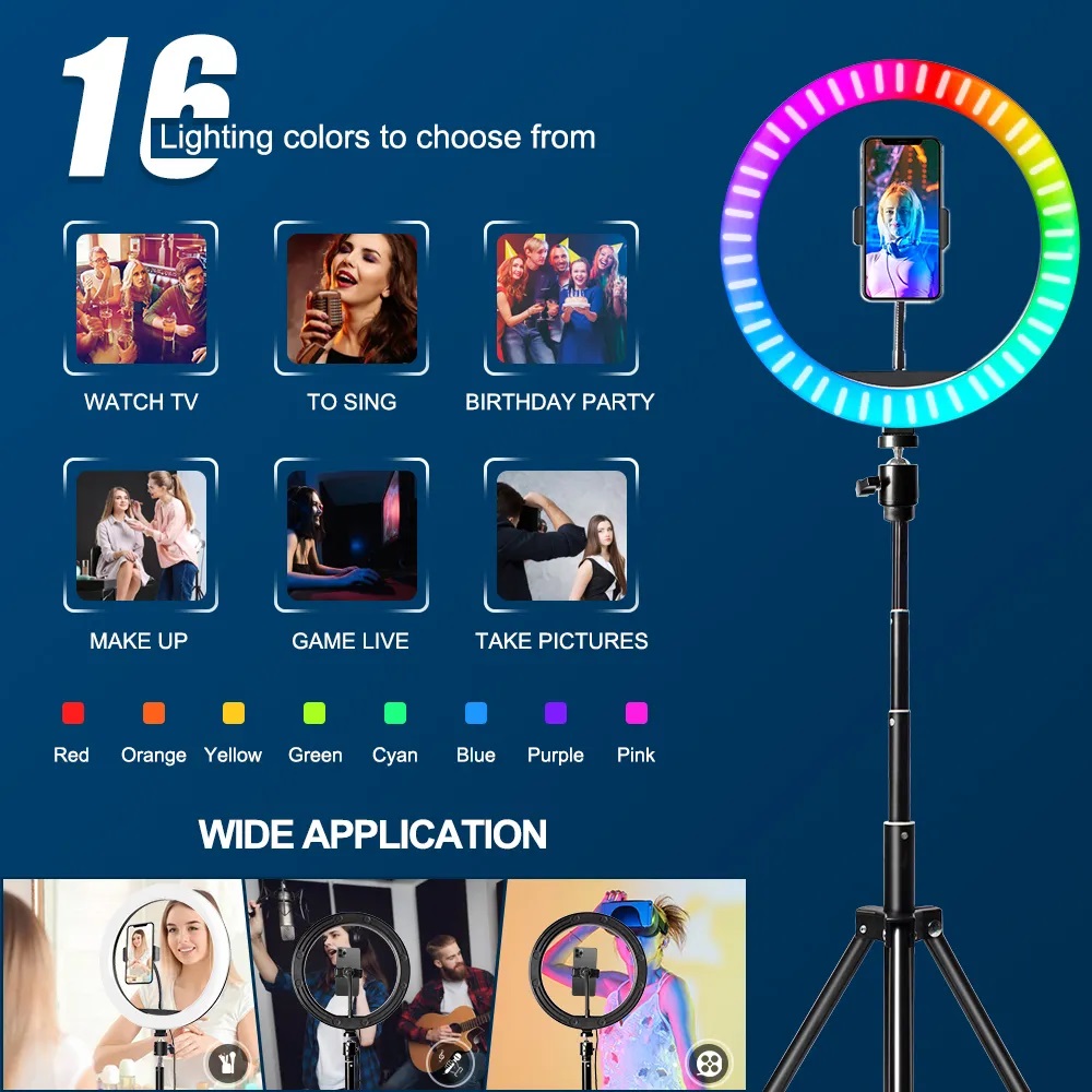 10 Inch RGB Ring Light With Re - Photography Lighting Overhead recensie en prijs