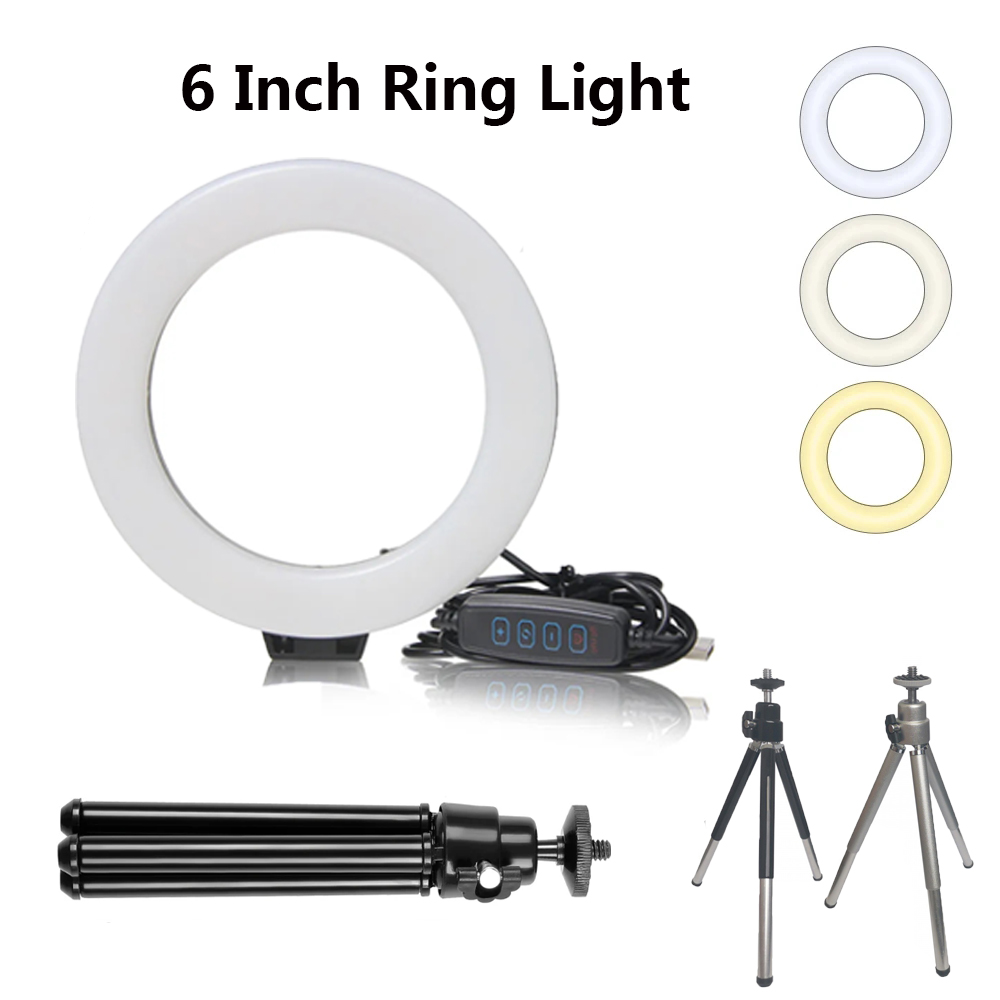 6 Inch Mini LED Selfie Ring Li - Photography Lighting Uk recensie en prijs