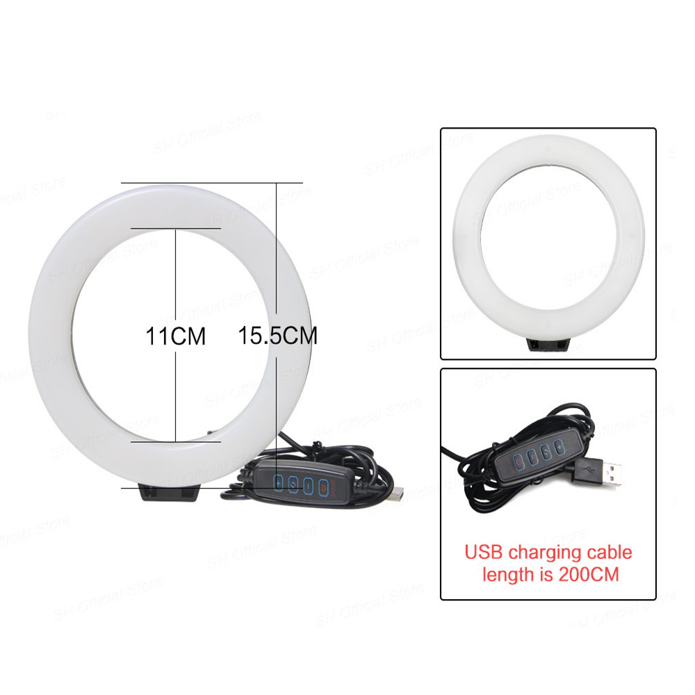 6 Inch Mini LED Selfie Ring Li - Photography Lighting Uk recensie en prijs
