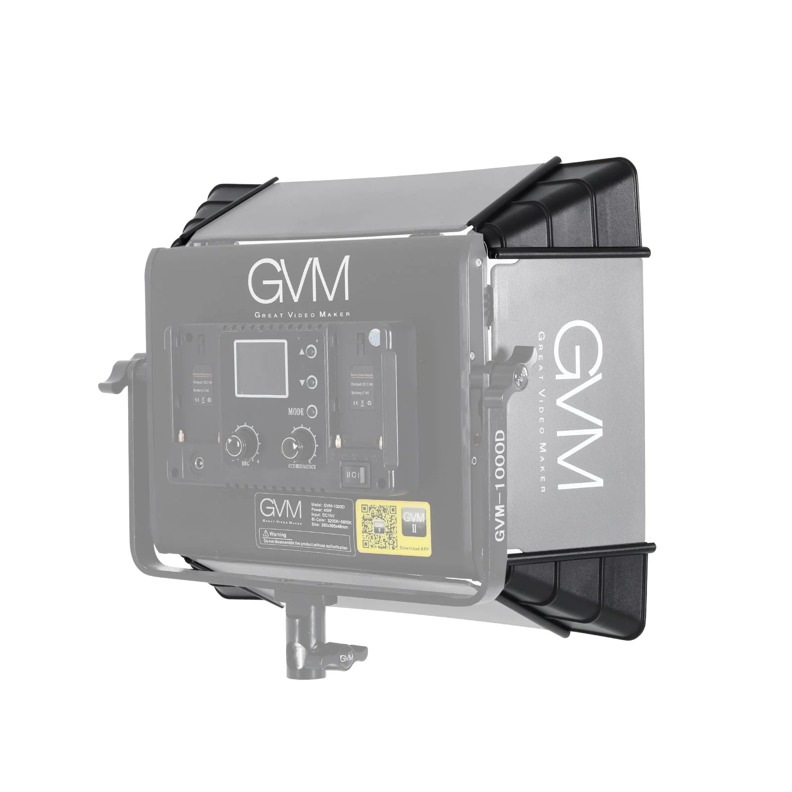 GVM Softbox Diffuser for 1000D - Video Light Panel Led recensie en prijs