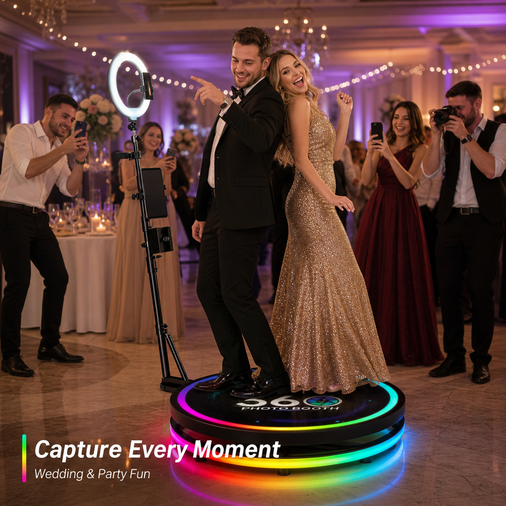 360 Photo Booth Machine with R - Photography Lighting Rental recensie en prijs