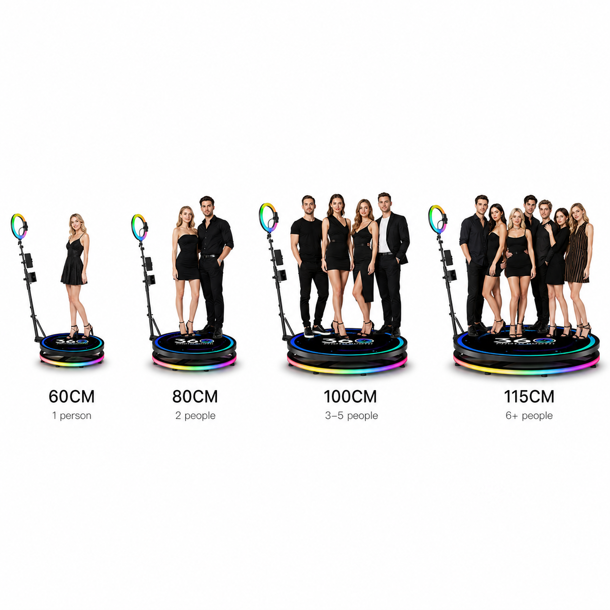 360 Photo Booth Machine with R - Photography Lighting Rental recensie en prijs