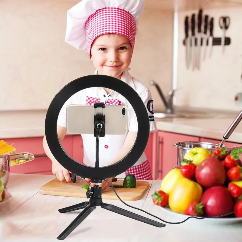 Dimmable26cm LED Ring Light Ki - Photography Lighting Overhead recensie en prijs