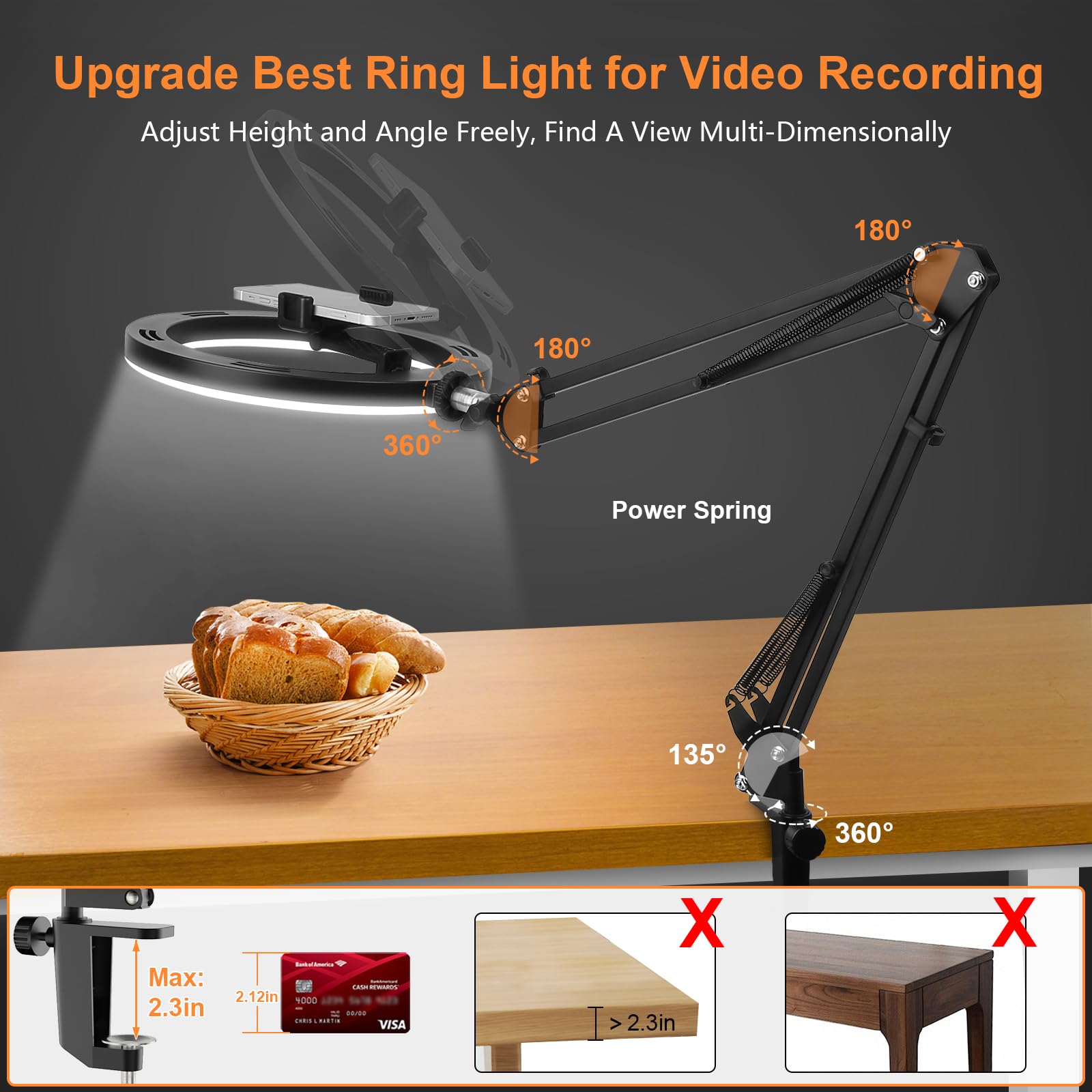 Nice Overhead Tripod With Ring - Photography Lighting Overhead recensie en prijs