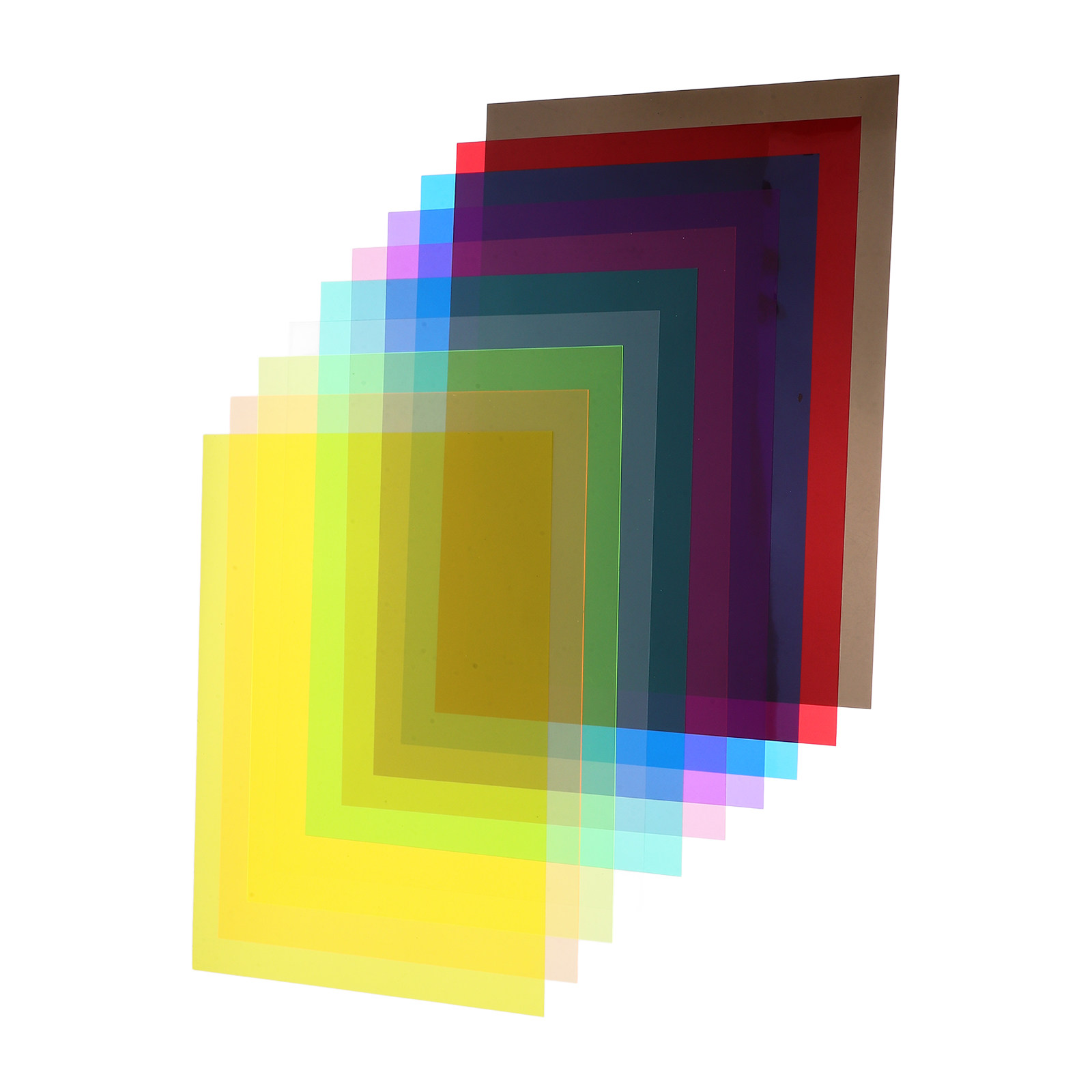 10Pcs Colored PVC Glass Paper  - Photography Lighting Diy recensie en prijs