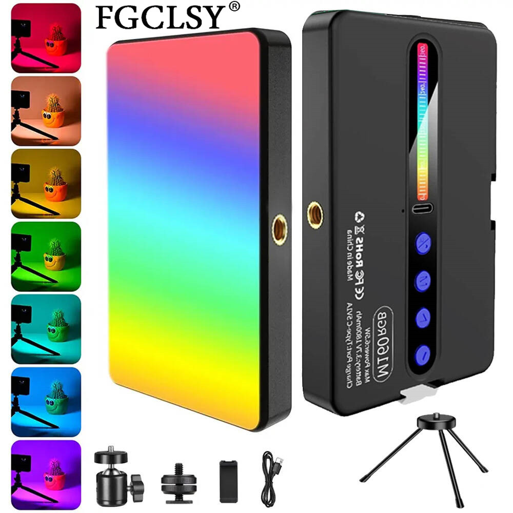 LED RGB Camera Light Full Colo - Video Light Panel Led recensie en prijs