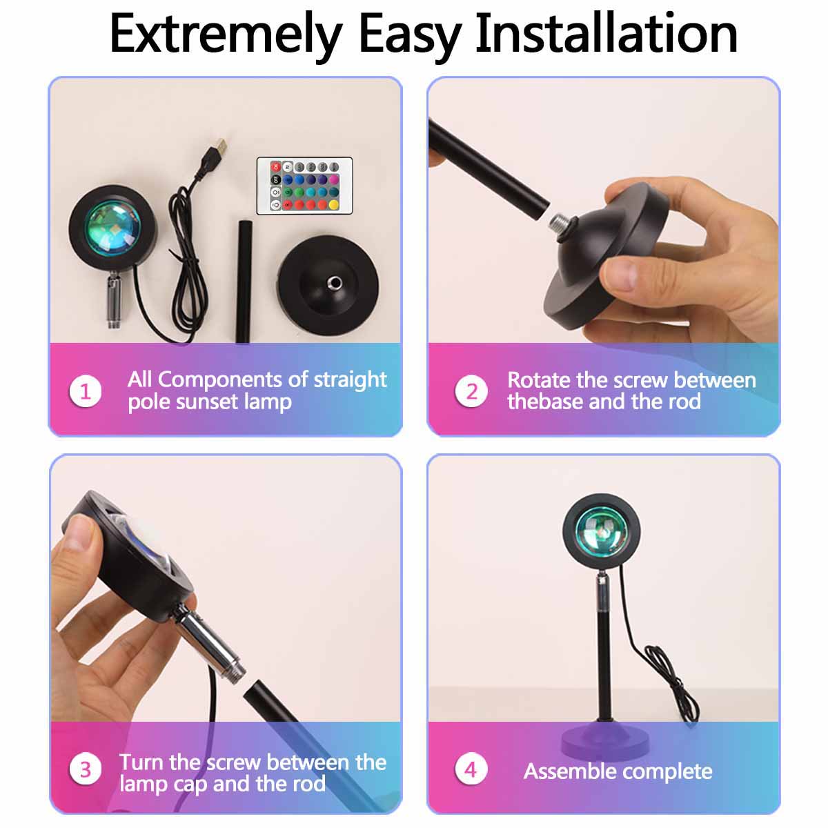 Sunset projection light remote - Photography Lighting Setup recensie en prijs