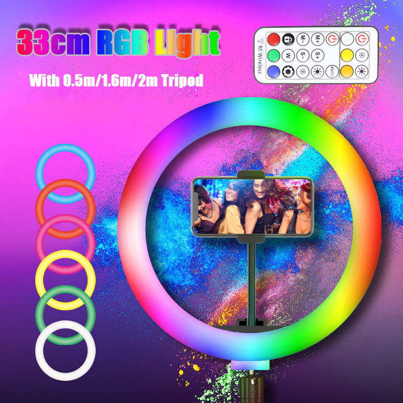 13inch RGB Led Selfie Ring Lig - Photography Lighting Overhead recensie en prijs