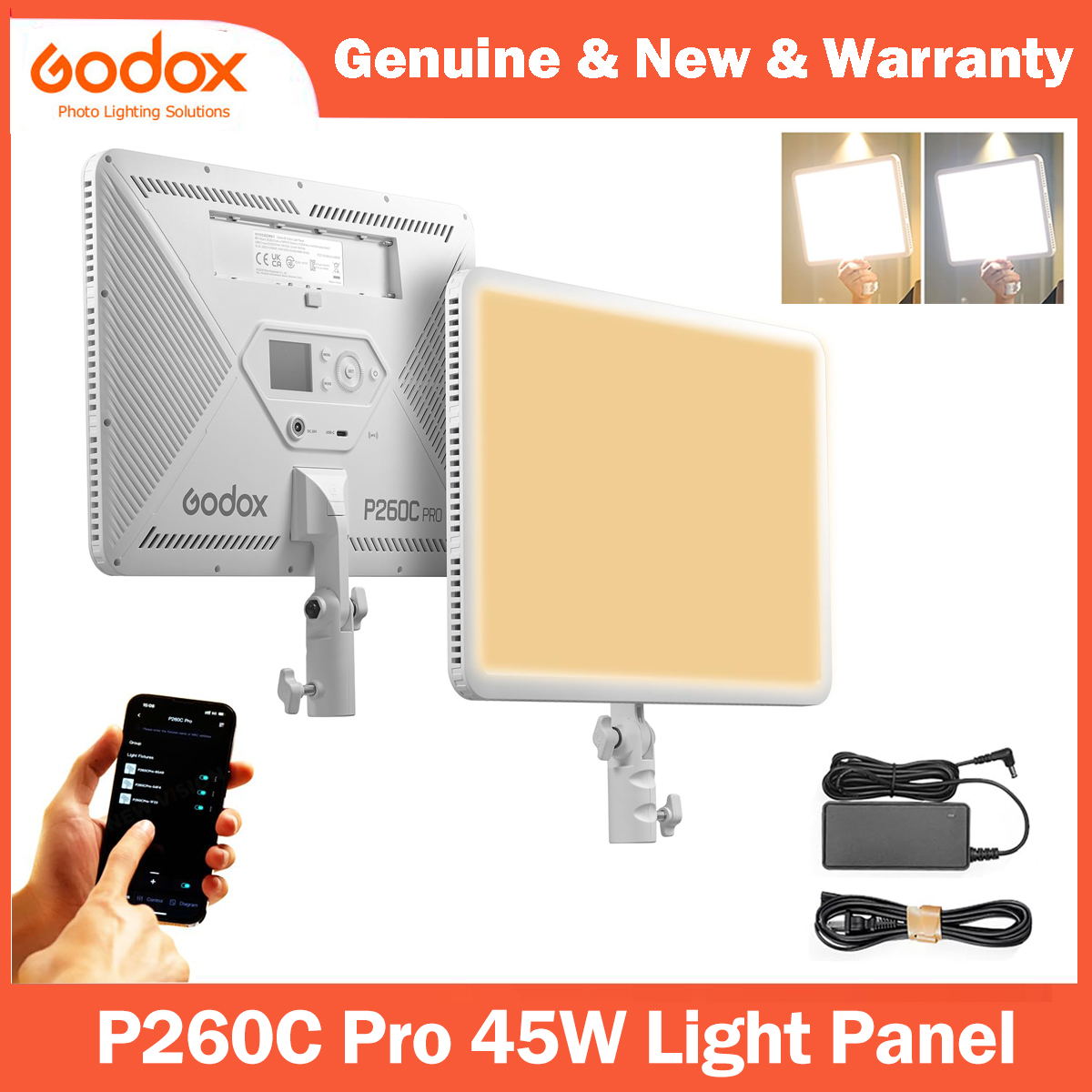 Godox P260C Pro LED Video Ligh - Video Light Panel Led recensie en prijs