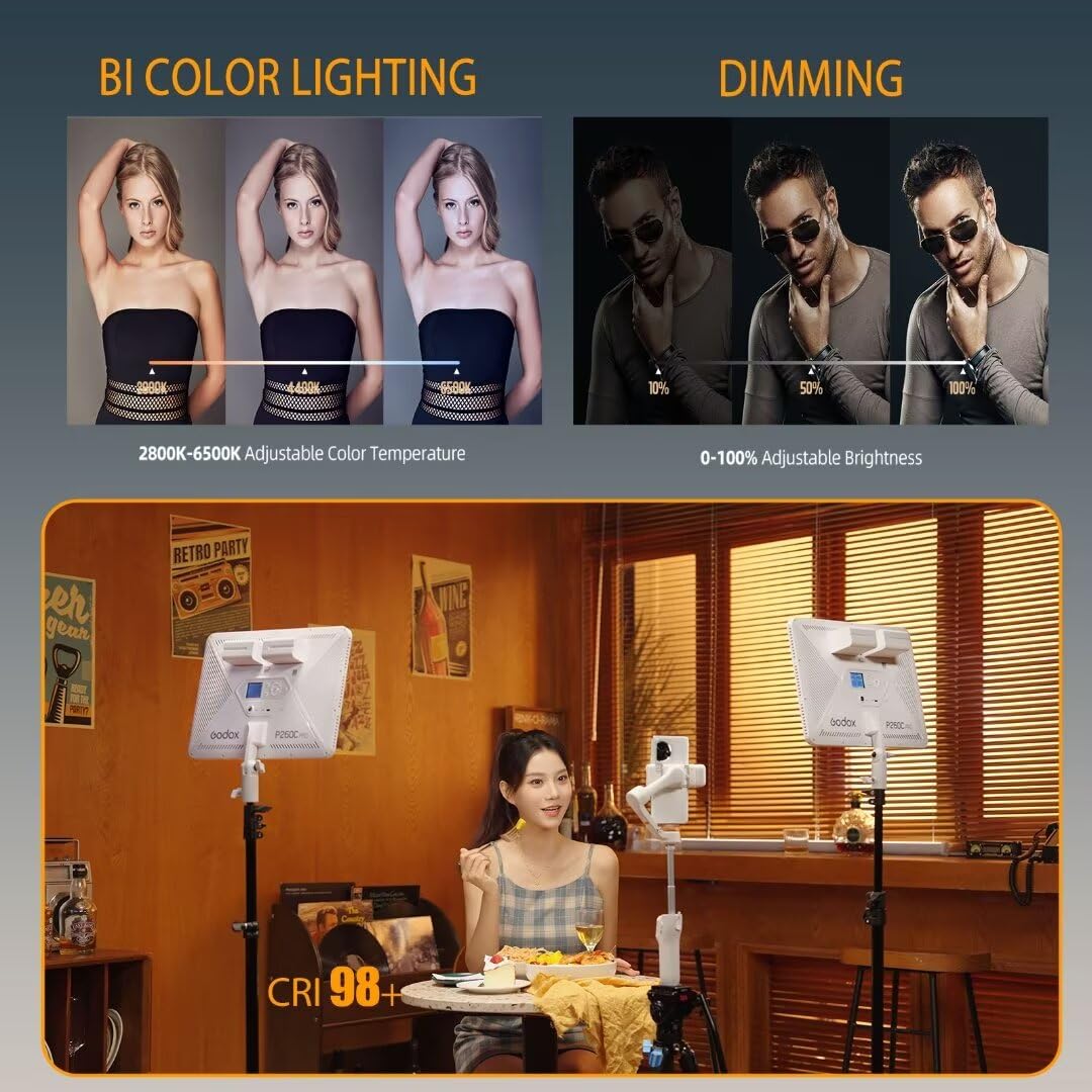 Godox P260C Pro LED Video Ligh - Video Light Panel Led recensie en prijs
