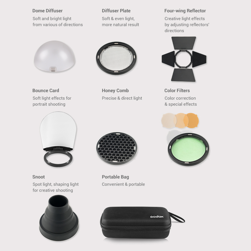 Godox AK-R1 Flash Accessory Se - Photography Lighting Setup recensie en prijs