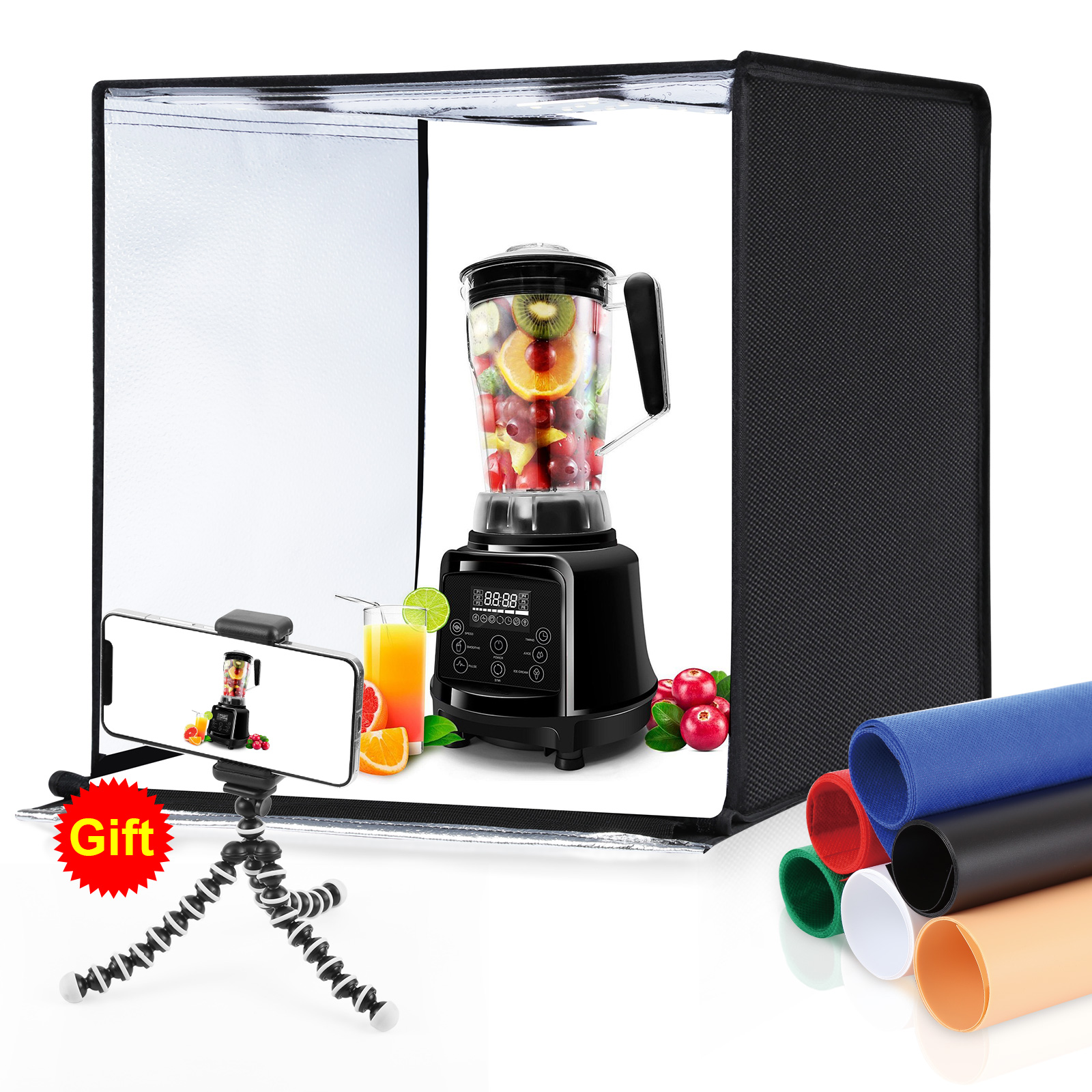 PULUZ 60cm Photo Studio Light  - Photography Lighting Background recensie en prijs