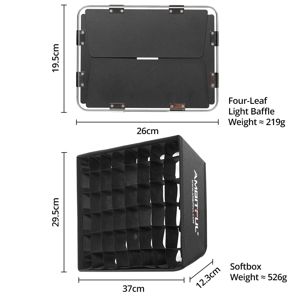 AMBITFUL P35R LED Video Panel  - Video Light Panel Led recensie en prijs
