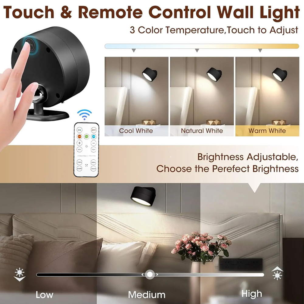 Magnetic LED Wall Light Night  - Photography Lighting Wall recensie en prijs