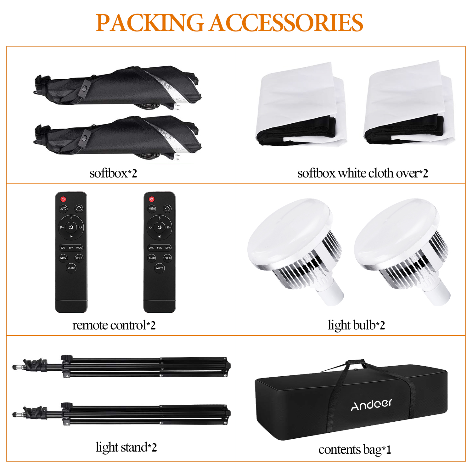 Andoer Softbox Lighting Set St - Photography Lighting Setup recensie en prijs