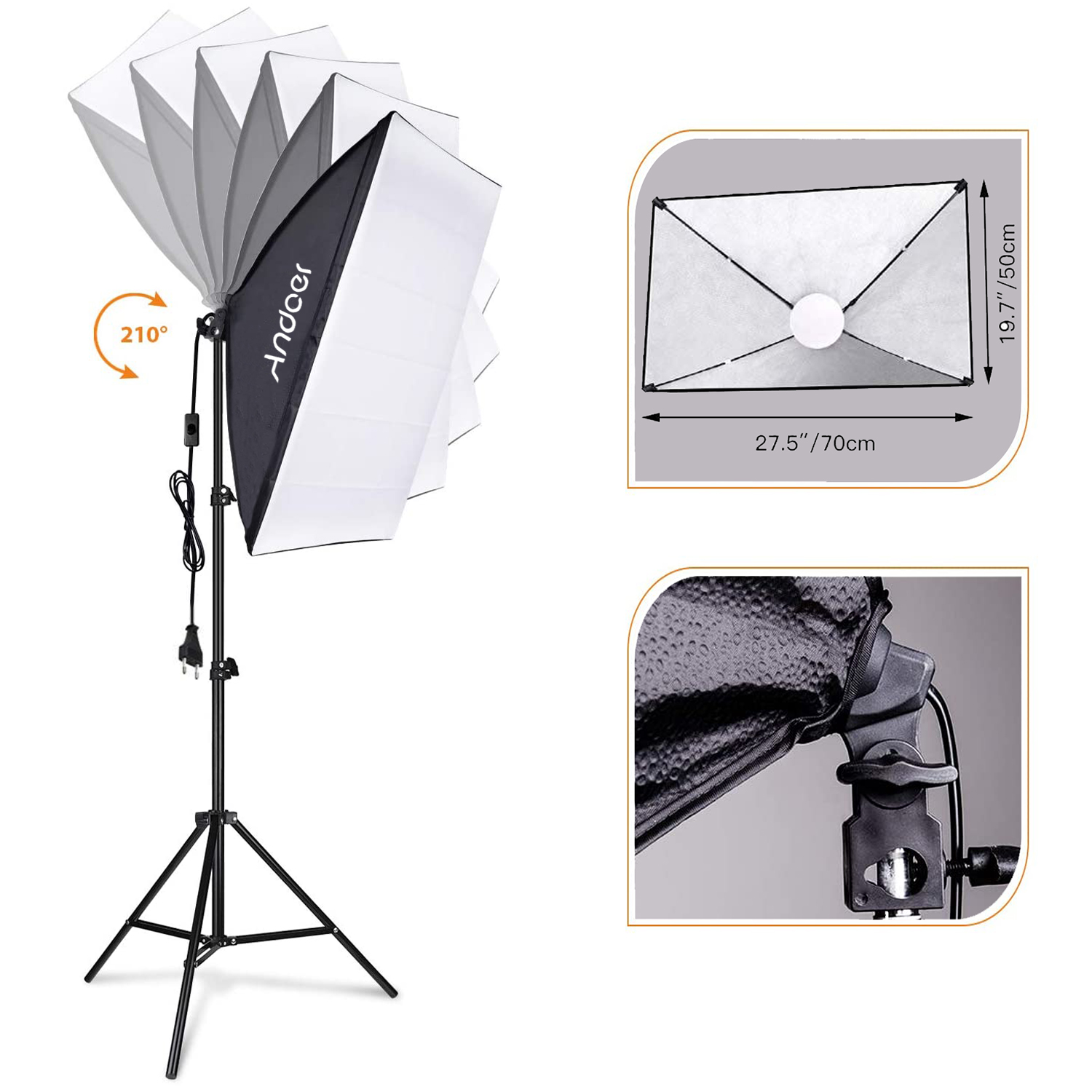 Andoer Softbox Lighting Set St - Photography Lighting Setup recensie en prijs