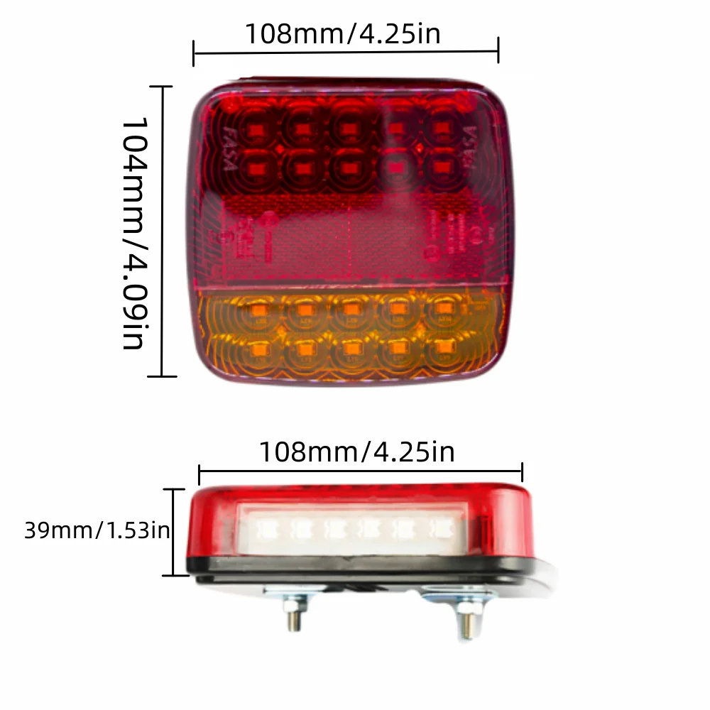 1 Set 12V Rear Towing Tail Lig - Photography Lighting Uk recensie en prijs