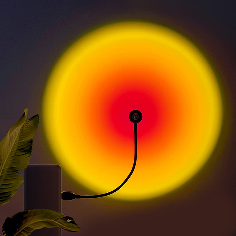 1x USB Sunset Lamp LED Rainbow - Photography Lighting Wall recensie en prijs