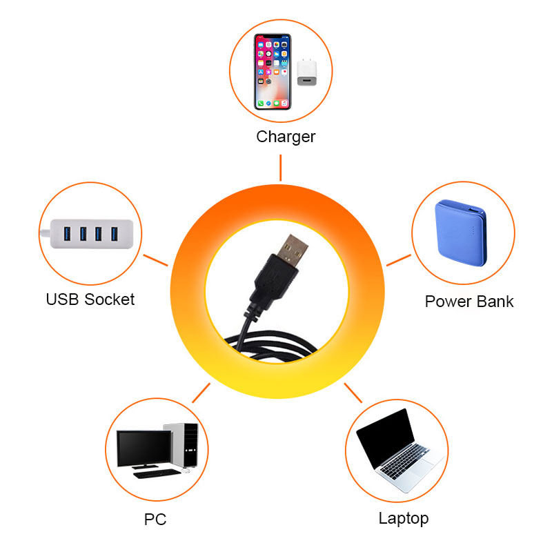 1x USB Sunset Lamp LED Rainbow - Photography Lighting Wall recensie en prijs