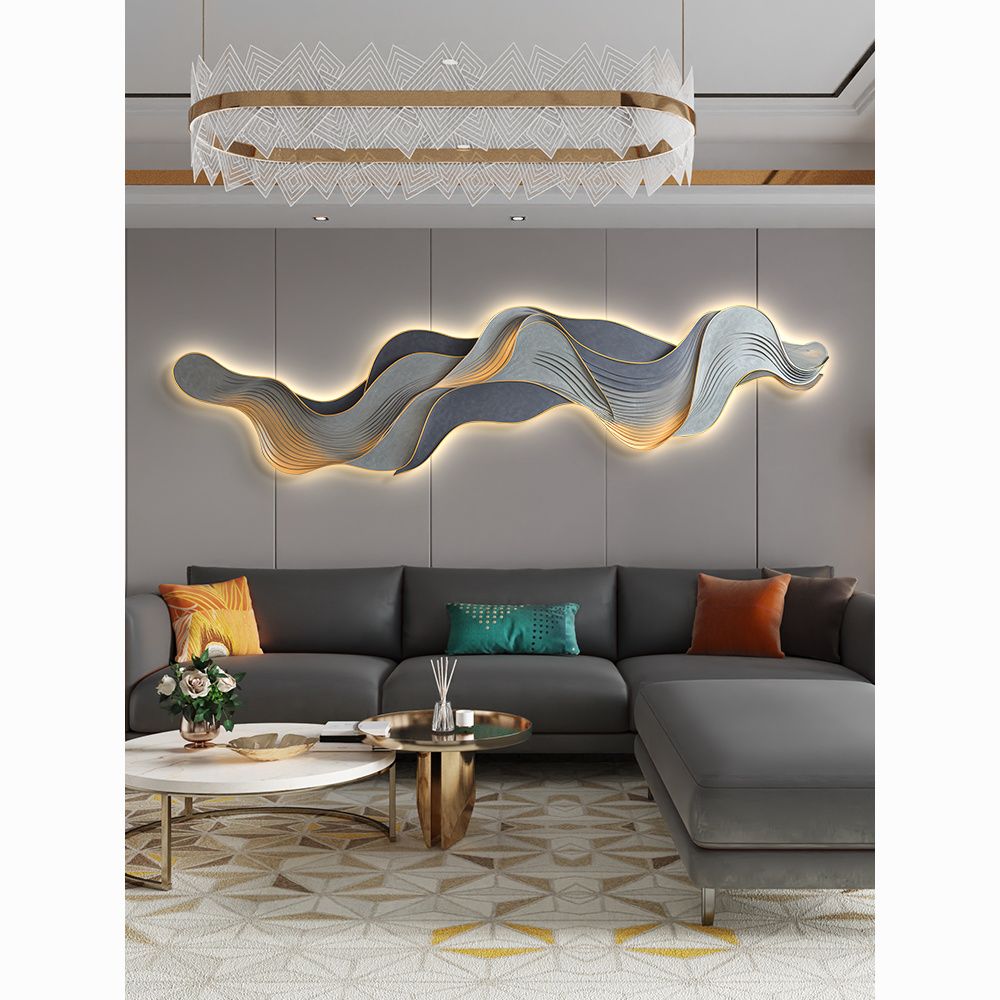 Mountain light luxury sofa bac - Photography Lighting Wall recensie en prijs