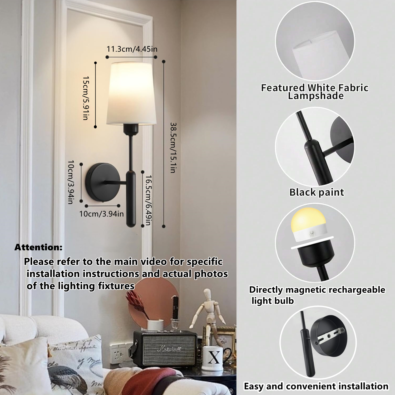 Wiring-Free Rechargeable Batte - Photography Lighting Wall recensie en prijs