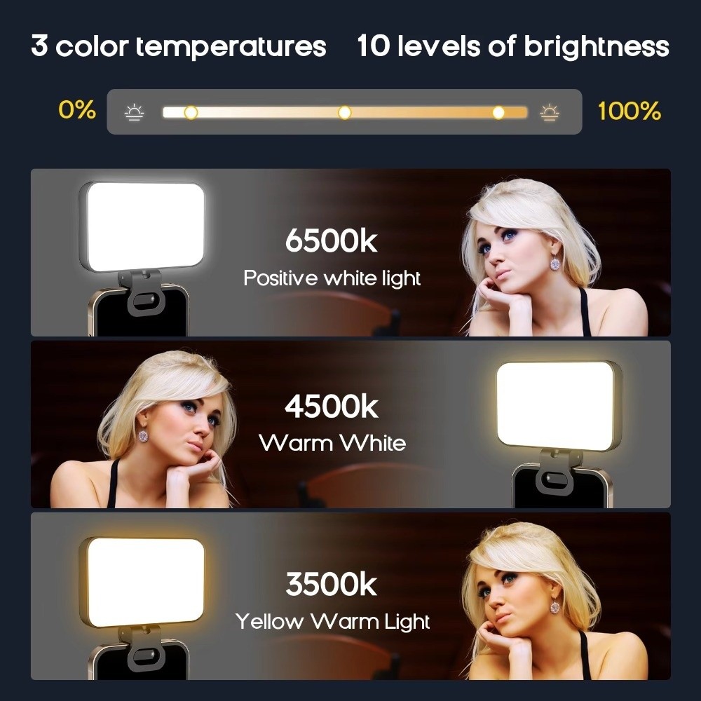 800/1000mAh LED Selfie Light U - Photography Lighting Overhead recensie en prijs